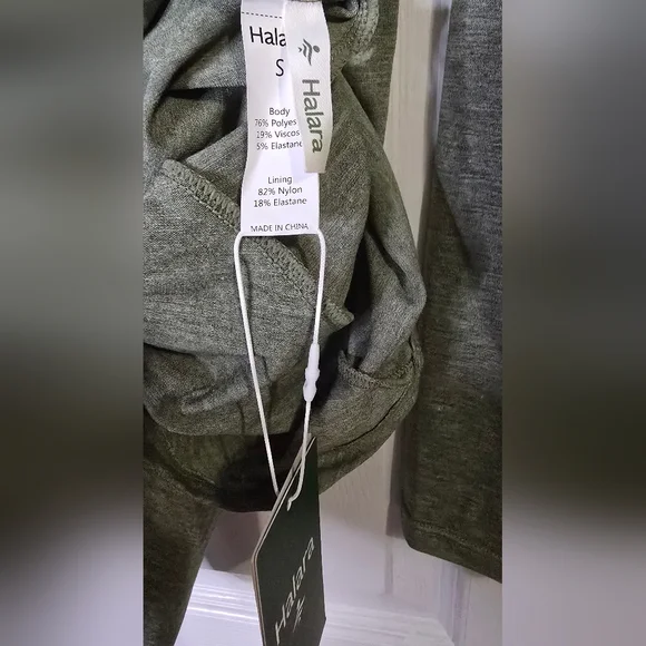 Halara Stand Collar Long Sleeve Mini Casual Dress (No Shorts) - Picture 5 of 5